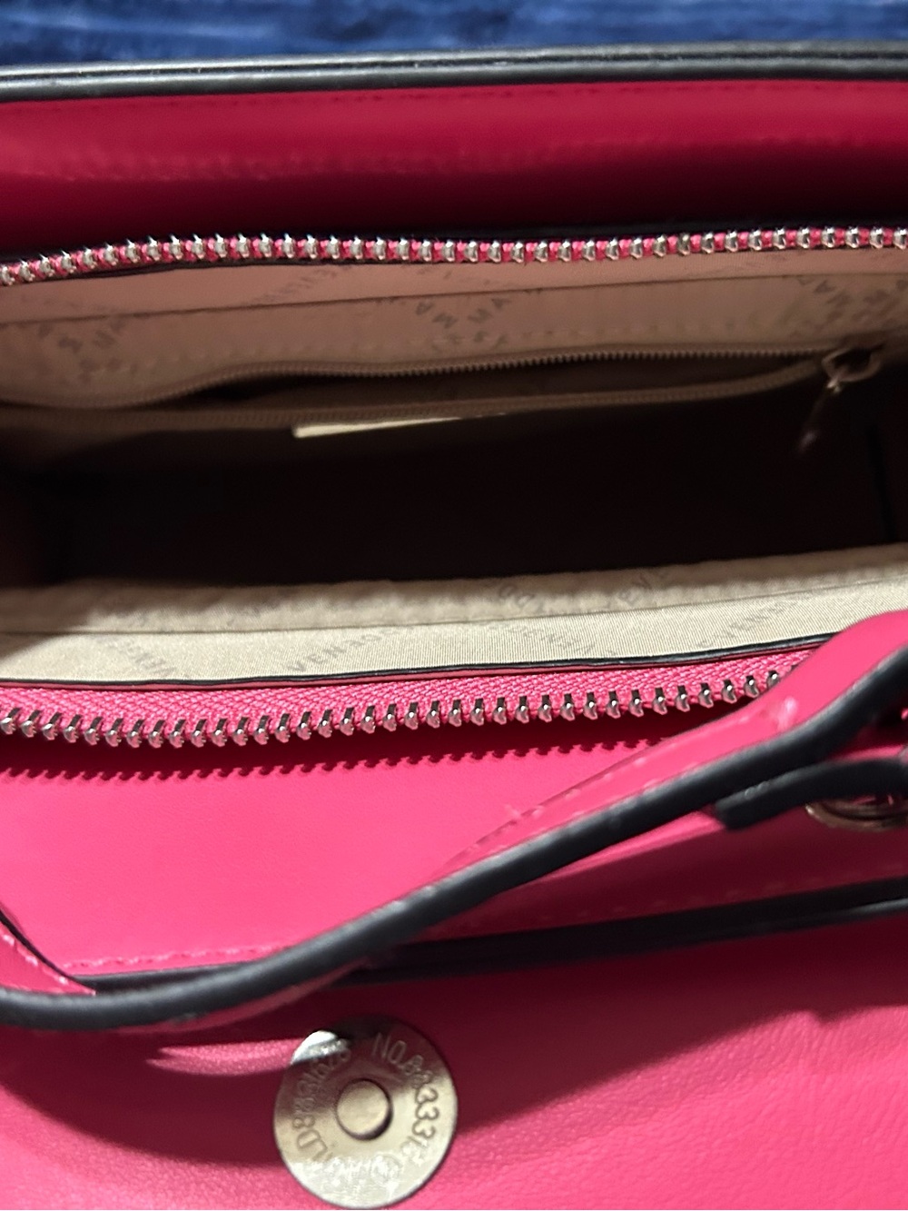 Steve Madden Bevelyn Hot Pink Crossbody Bag - Picture 13 of 16